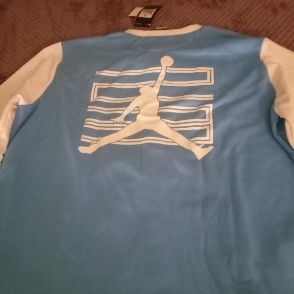 Rare Jordan 11 legen blue button up jacket dri fit 2xl - Picture 3 of 10